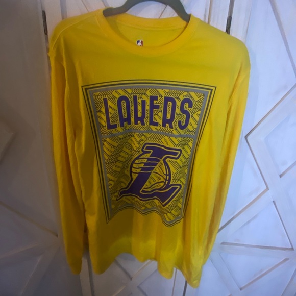 Mens Laker Basketball Dri Fit long sleeve shirt_Medium - Picture 2 of 6
